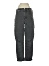 Madewell Chevron-herringbone Gray Black Jeans Size 27 waist - photo 1