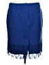 Talbots 100% Cotton Blue Formal Skirt Size 16W - photo 2