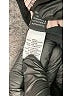 Diane von Furstenberg 100% Acetate Color Block Black Track Pants Size 4 - photo 8