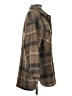 Lucky Brand 100% Polyester Plaid Brown Coat Size S - photo 4