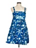 Rhode 100% Cotton Print Blue Cocktail Dress Size M - photo 1