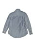 Nautica 100% Cotton Chevron-herringbone Blue Long Sleeve Button-Down Shirt Size 8 - photo 2