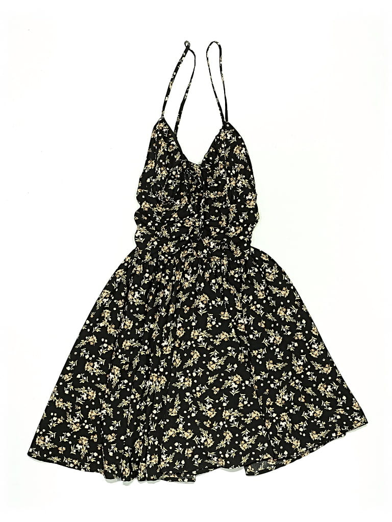 Pre-owned Rsq Casual Dress In Black