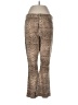 FRAME Denim Animal Print Brown Casual Pants Size 31 waist - photo 1