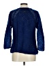 Cotélac Plaid Blue Wool Pullover Sweater Size Lg (3) - photo 2