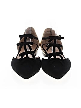 Escarpins Oscar De La Renta ELIANA - Plateforme Haut Talon Blanc à Pois Noir Et Bleu Marine - Taille 41