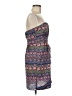 Assorted Brands 100% Polyester Paisley Blue Casual Dress Size M - photo 4