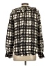 J.Crew Collection Tweed Black Long Sleeve Blouse Size S - photo 2