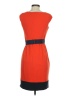 Ann Taylor Color Block Orange Cocktail Dress Size 2 - photo 2