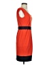 Ann Taylor Color Block Orange Cocktail Dress Size 2 - photo 4