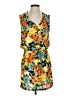 Eight Sixty 100% Polyester Tropical Yellow Cocktail Dress Size S - photo 1