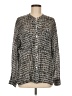 Rails 100% Rayon Tweed Gray Black Long Sleeve Blouse Size M - photo 1