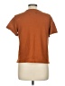 Shein Orange Short Sleeve Top Size 6 - photo 2