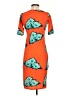 Lularoe Graphic Orange Cocktail Dress Size XXS - photo 2