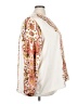 JM Collection 100% Polyester Paisley Ivory Long Sleeve Blouse Size 4X - photo 4