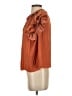 Ulla Johnson 100% Polyester Orange Short Sleeve Blouse Size 2 - photo 5