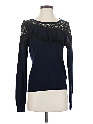 Knitted & Knotted Pullover Sweater (view 1)