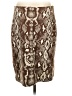 J. McLaughlin Animal Print Brown Formal Skirt Size 4 - photo 2