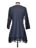 LOGO Lounge Solid Gray Casual Dress Size S - photo 2