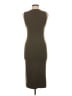 Theory Solid Brown Green Casual Dress Size M - photo 2