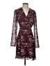 WAYF 100% Polyester Paisley Burgundy Cocktail Dress Size S - photo 1
