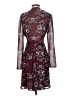 WAYF 100% Polyester Paisley Burgundy Cocktail Dress Size S - photo 2