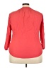 G.I.L.I. 100% Viscose Solid Orange Red 3/4 Sleeve Blouse Size 22 - photo 2