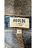 AGOLDE 100% Cotton Hearts Blue Jeans Size 24 waist - photo 6