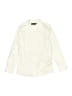 Zara Solid Ivory Long Sleeve Button-Down Shirt Size 9 - photo 1