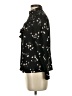 Ann Taylor 100% Polyester Black Long Sleeve Blouse Size XS - photo 5