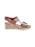 Pas De Rouge Tan Wedges Size EU 39 1/2 - photo 1