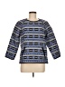 J.Crew Collection Blue Long Sleeve Top Size 8 - photo 1