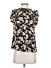 Blu Pepper 100% Polyester Black Short Sleeve Blouse Size S - photo 1