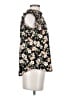Blu Pepper 100% Polyester Black Short Sleeve Blouse Size S - photo 4