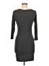 Forever 21 Solid Gray Casual Dress Size M - photo 2
