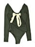 Topshop Green Bodysuit Size 2 - photo 2