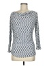 Weekend Max Mara Blue White 3/4 Sleeve Top Size M (estimated) - photo 1