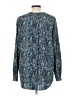 Not Your Daughter's Jeans 100% Polyester Teal Long Sleeve Blouse Size L - photo 2