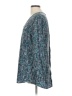 Not Your Daughter's Jeans 100% Polyester Teal Long Sleeve Blouse Size L - photo 5