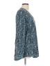 Not Your Daughter's Jeans 100% Polyester Teal Long Sleeve Blouse Size L - photo 4
