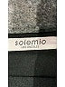 Solemio Solid Black Cocktail Dress Size L - photo 4