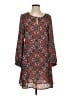 Paper Crown 100% Polyester Paisley Red Casual Dress Size S - photo 1