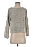 LC Lauren Conrad Metallic Silver Pullover Sweater Size XS - photo 1