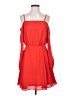 ASOS 100% Polyester Solid Red Casual Dress Size 4 - photo 1