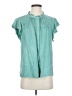 Rails 100% Ecovero Teal Short Sleeve Blouse Size S - photo 1