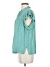 Rails 100% Ecovero Teal Short Sleeve Blouse Size S - photo 5