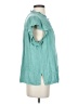 Rails 100% Ecovero Teal Short Sleeve Blouse Size S - photo 4