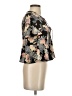 Kimchi Blue 100% Polyester Floral Black Short Sleeve Blouse Size S - photo 4