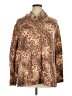 Unbranded Animal Print Brown Pullover Sweater Size 1X - photo 1