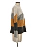 MASON & BELLE Color Block Tan Turtleneck Sweater Size XXS - photo 4